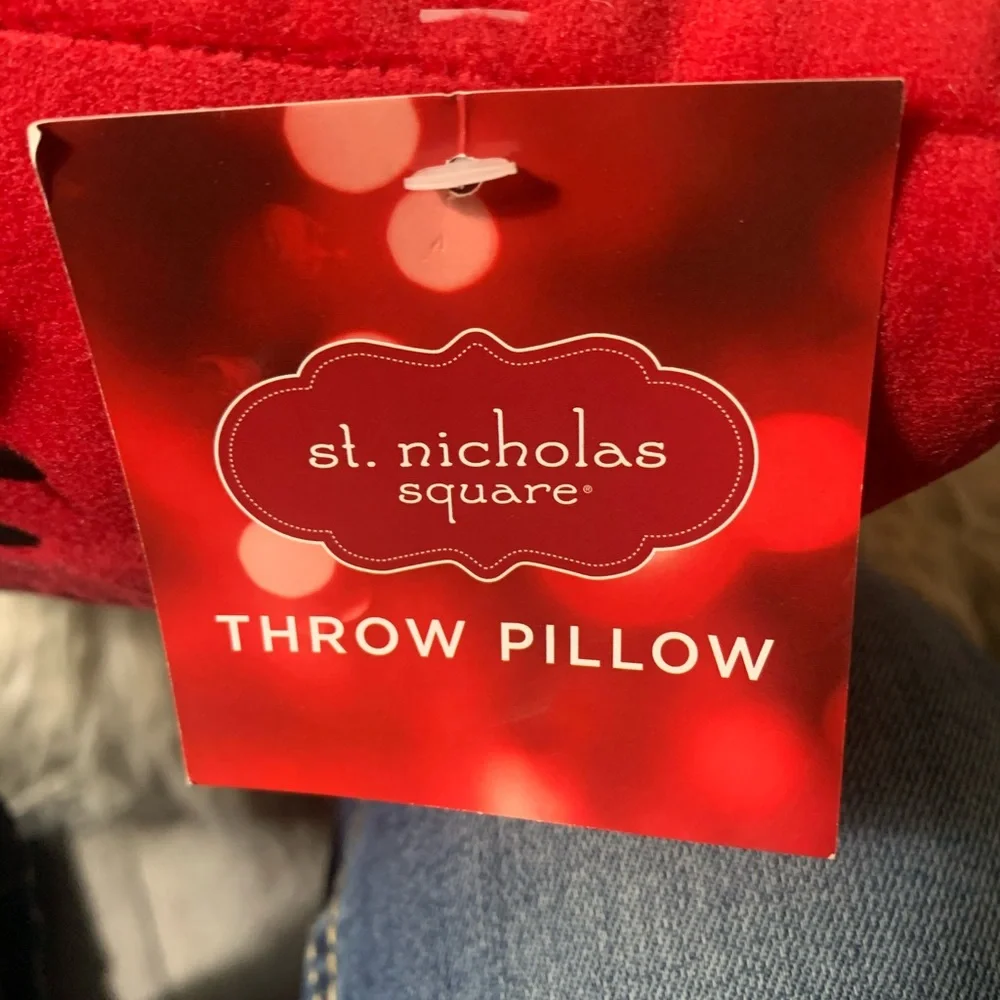NWT St. Nicholas Square Friends Share Winter Wishes Velvety Christmas Pi…